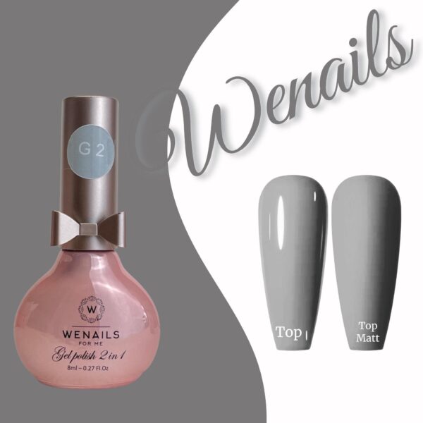 Vernis semi-permanent - gelpolish gris chic