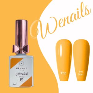 Gelpolish (vernis semi-permanent) jaune