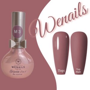 Vernis semi-permanent mauve 3in1, ni base ni finition nécessaire