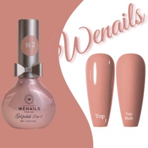 Vernis semi-permanent rose 3in1