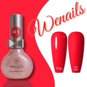 Vernis semi-permanent effet gel 3 en 1