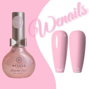 Vernis semi-permanent 3 en 1 rose