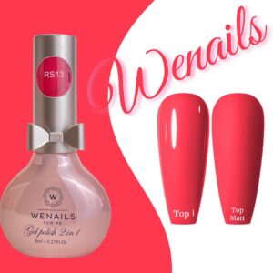 Vernis semi-permanent de teinte corail