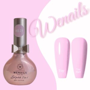 Vernis semi-permanent-manucure rose lilas 3in1