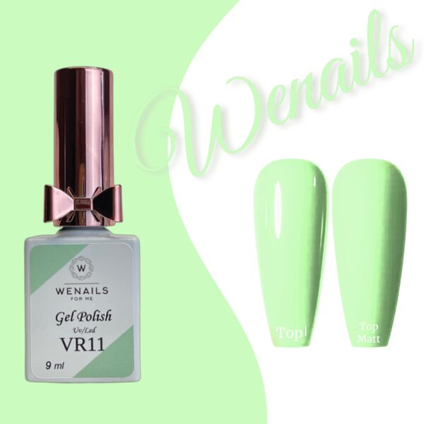 Gelpolish 3 en 1 vert pastel