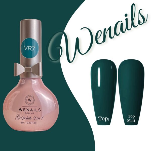 Gelpolish - vernis semi permanent tout en un vert