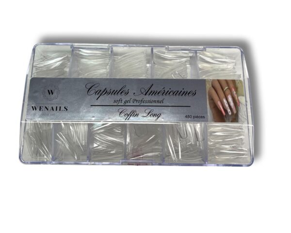 Capsules américaines Soft Gel Nail Tips pour manucure