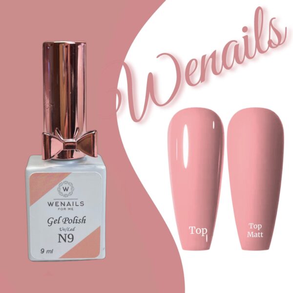 Gelpolish - vernis semi permanent effet gel rose tendre