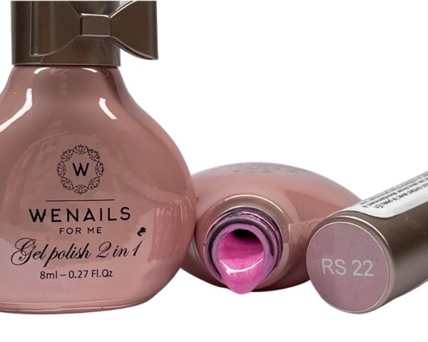 Vernis semi-permanent rose fushia 3in1