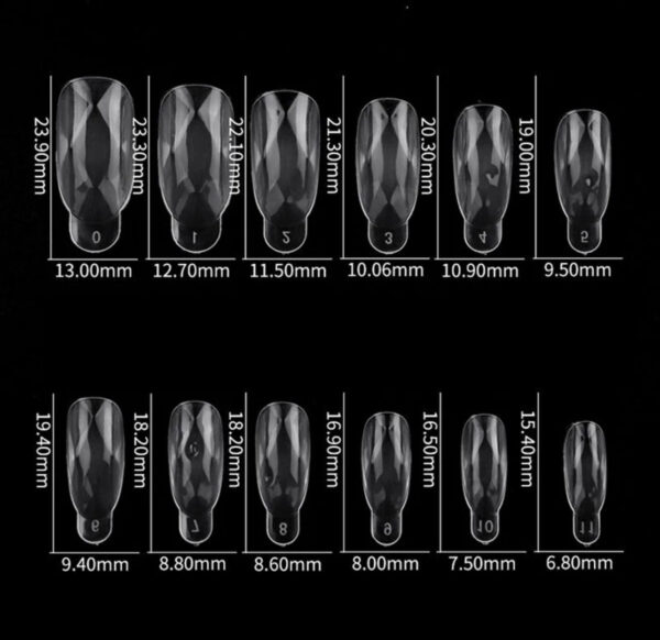 Modelage d'ongles avec les "Popit - Press-On Tips Form 4"